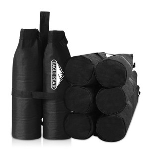 EAGLE PEAK Canopy Weight Bags 4-Pack, Heavy Duty Sand Bags for Pop Up Canopy Tent, Gazebo, and Greenhouse (Sand Not Included) - 1 of 4