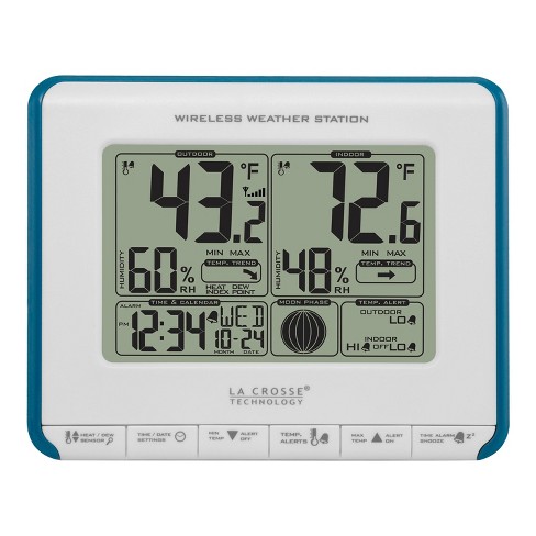 Wireless Weather Station White La Crosse Technology Target