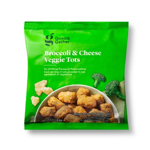 Frozen Broccoli and Cheese Veggie Tots - 16oz - Good & Gather™ - image 1 of 3