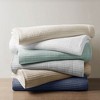 Sapphtopaz Waffle Weave Cotton Blanket, Ultra Soft Breathable Throw Blanket, 90"W x 90"L Cooling Blankets for Bed, Full/Queen Blanket - 4 of 4