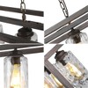 Chloe Lighting Farmhouse-Style 4 Light Semi-Flush Fixture 24" Wide - 3 of 4