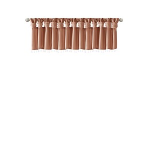 Gracie Mills Elroy Lightweight Beaded Faux Silk Valance - 1 of 4