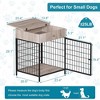 Dog Crate Furniture, Decorative Dog Kennel with Drawer, Indoor Pet Crate End Table for Small Dog, Steel-Tube Dog Cage, Chew-Proof - 3 of 4