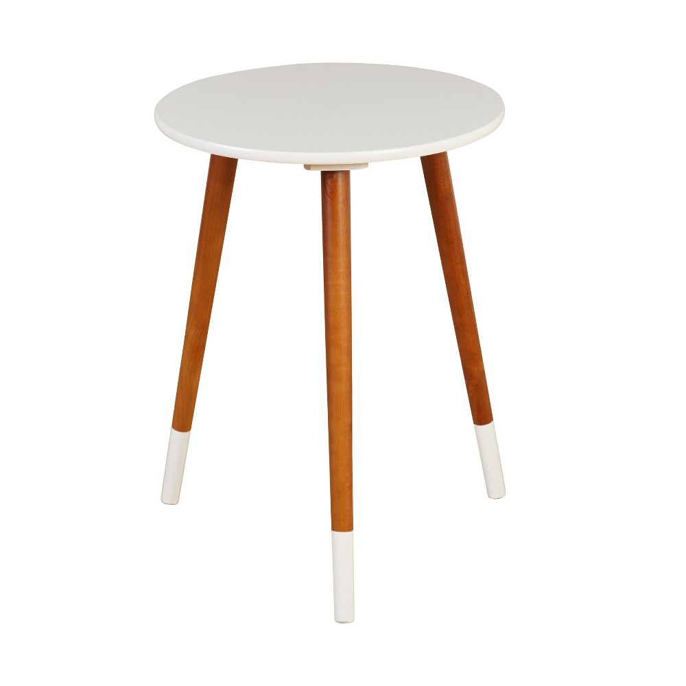 Photos - Coffee Table Julia End Table White - Buylateral