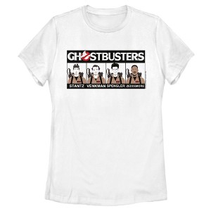 Women's Ghostbusters The Team Line Up T-Shirt - 1 of 4