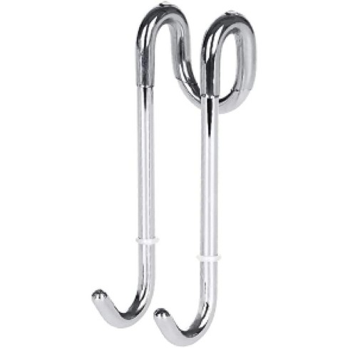 Bamodi Glass Door Shower Hook, Silver - image 1 of 4