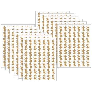 Gold Star Stickers metallic gold foil star labels 45mm STARS Packet of 100