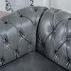 CAVINAS Sofa Cama, Modern PU Couch, Living Room Couch with Birch Legs, Small Couches for Bedroom, Apartment - 2 of 4