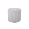 19" Round Pouf Ottoman - WOVENBYRD - 3 of 4