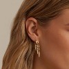 14K Gold Plated Huggie Earrings: Dainty Drop Hoops, Hypoallergenic Fashion Jewelry - 3 of 4