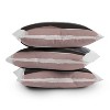 16"x16" Mareike Boehmer Striped Square Throw Pillow Gray - Deny Designs: Bohemian Style, Indoor, Zipper Closure - 4 of 4