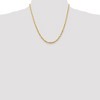 Black Bow Jewelry 4mm 14k Yellow Gold Diamond Cut Light Rope Chain Necklace - 2 of 4