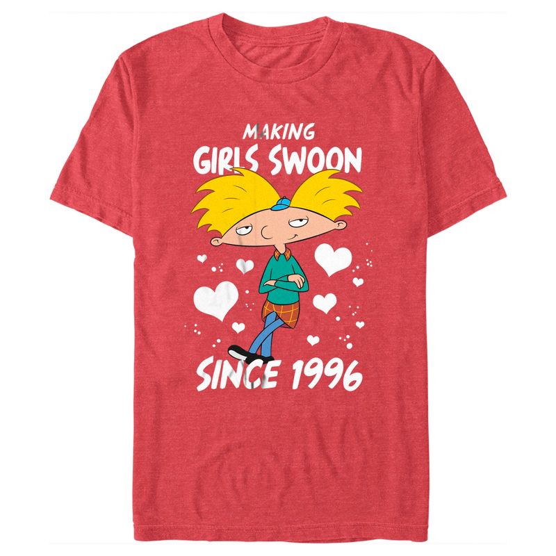 Men's Hey Arnold! Making Girls Swoon Since 1996 T-Shirt, 1 of 6