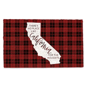 Creative Products There's no Place like California for the Holidays 30 x 18 Door Mat - 1 of 1