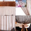 PiccoCasa Fringe Strip Tassel Decor Single Panel Room Divider Door Curtain 78.8"x39.4" - 2 of 4