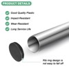 Unique Bargains Round Plastic Hole Plugs Patio Chairs Fences Metal Tubing Leg Cap Black - 2 of 4