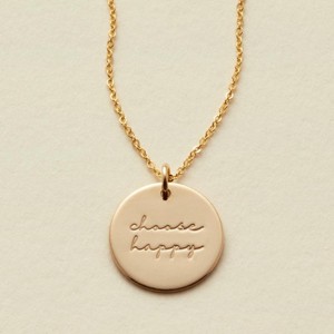 Made By Mary | Pause Collection Disc Necklace - 1 of 4