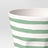 18oz Melamine Tumbler Green Striped - Room Essentials™ - 3 of 3