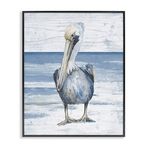 Stupell Industries Rustic Nautical Pelican, 24" x 30" - 1 of 4