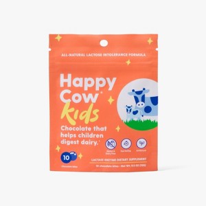 Happy Cow Kids' Fast Acting Lactase Digestive Digestive Supplement - 1 of 4