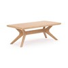 Cross Leg Rectangular Coffee Table (48in x 24in / 1220mm x 610mm) - 3 of 4