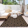 Outdoor Modern Reversible Erasable Area Rugs for Garden Backyard Large Portable Lightweight Plastic Straw Rug for Camping RV Auto Patio Picnic Mat - 3 of 4