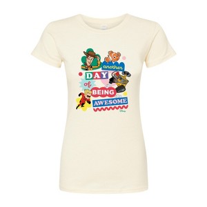 Women's - Disney - Another Day Of Being Awesome Fitted Graphic T-Shirt - 1 of 3
