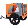VisioGear Outdoor Foldable Pet Stroller, Dog Stroller with Mesh Screen Layer for Elder Pets, Orange, 42.52"*31.5"*27.5" - 4 of 4