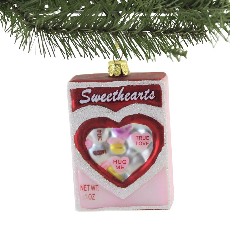 Cody Foster 3.5 Inch Box Of Sweethearts Valentine's Day Candy Sweet Tree Ornaments, 2 of 4