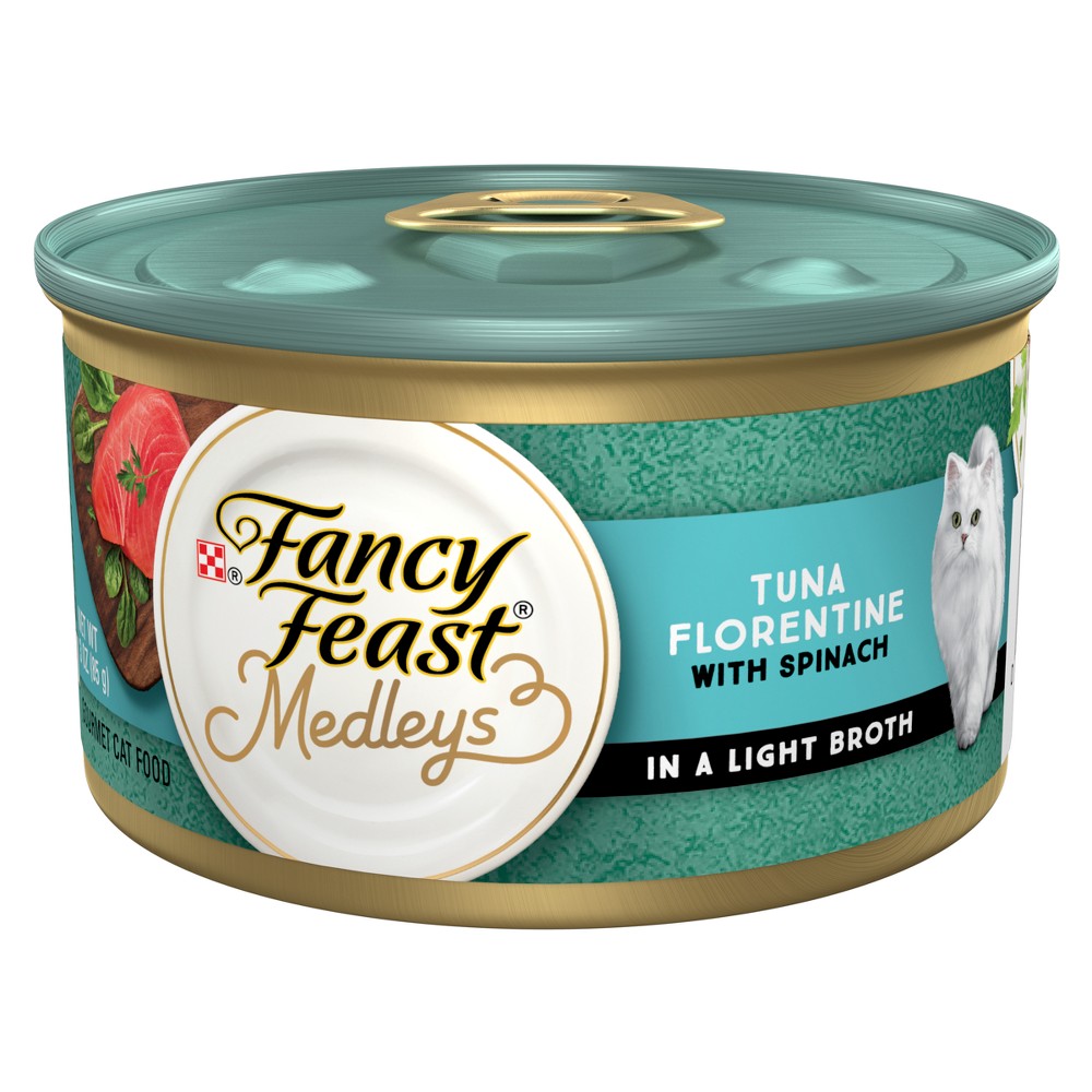 Photos - Cat Food Fancy Feast Purina  Medleys In a Delicate Sauce Gourmet with Fish Wet Cat F 