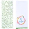 The Lakeside Collection Embroidered Kitchen Towels Religious Set of 2 - 3 of 4