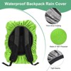 Unique Bargains Waterproof Backpack Rain Cover with a Vertical Reflective Strap for Hiking/Biking 1 Pc - 2 of 4