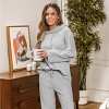 Women'sCozy Ribbed Knit Loungewear Set - Cupshe - 2 of 4