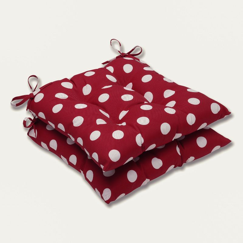 Polka Dot Outdoor Chair Cushions - Pillow Perfect, 1 of 5