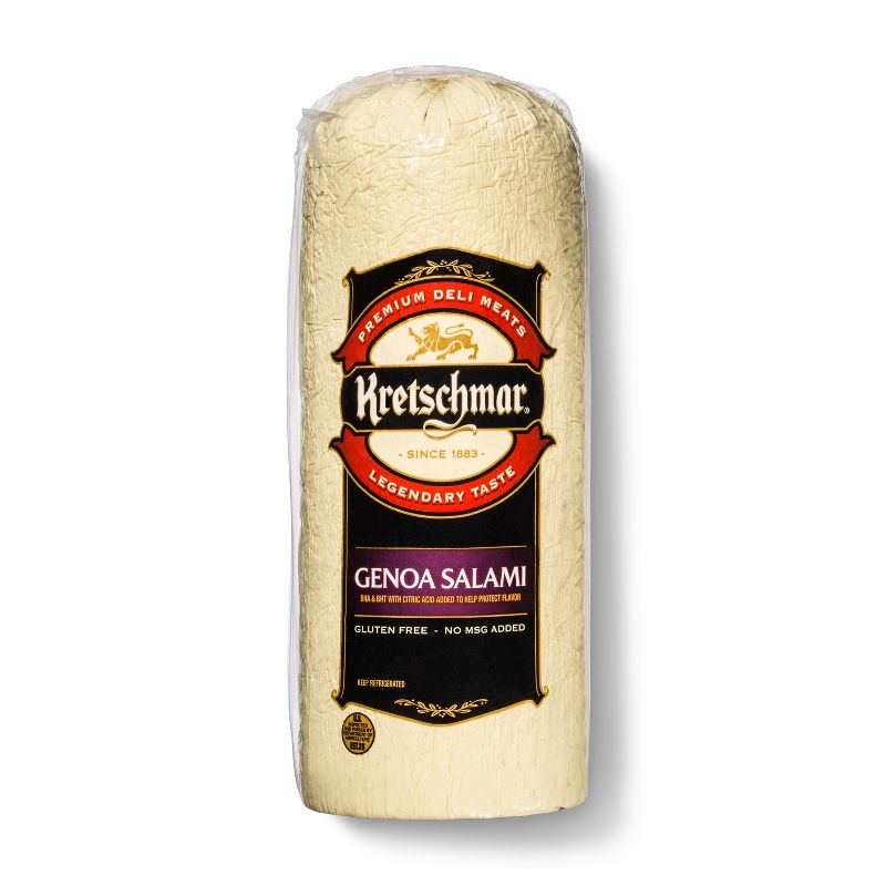 Kretschmar Genoa Salami - Deli Fresh Sliced - price per lb, 1 of 5