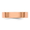 Black Bow Jewelry 5mm 14K Rose, White, or Yellow Gold Lightweight Flat Standard Fit Band - 3 of 4