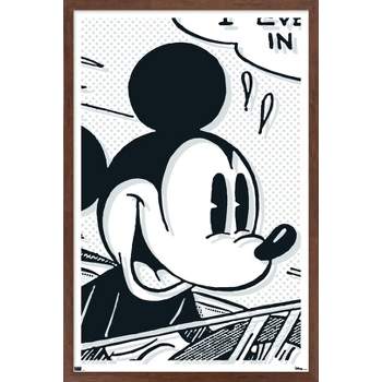 Trends International Disney Mickey Mouse - Art Deco Framed Wall Poster Prints