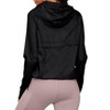 Earth Republic Women's Lexie Sheer Windbreaker Jacket Hoodie Activewear - 2 of 2