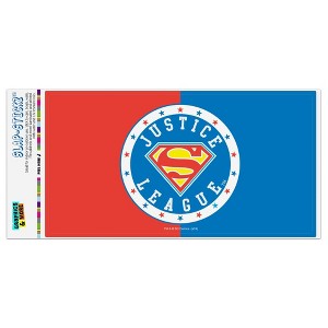 Justice League Superman Athletic Logo Automotive Bumper Sticker - 1 of 4