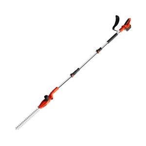 Ukoke 40V Cordless Pole Hedge Trimmer, 18" Dual-Action Blades, 3-Position Pivot Head, 0.8" Cutting Capacity, Battery & Charger Included - 1 of 2