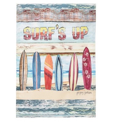 18.0 Inch Surf's Up Garden Flag Ocean Boards Rid The Waves Garden Flags