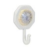 HomeRoots 4" Pearl And White Cast Iron Sand Dollar Wall Hook - 4 of 4