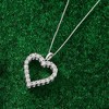 Ross-Simons 0.30 ct. t.w. Diamond Heart Pendant Necklace in Sterling Silver - 4 of 4