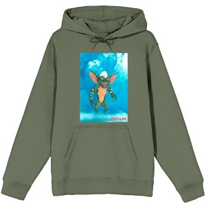 Gremlins Monster On Smoky Background Adult Long Sleeve Hoodie - 1 of 1