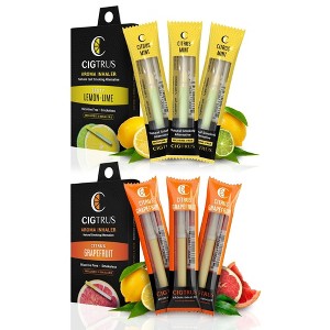 Cigtrus Oral Fixation Flavored Air Inhaler, Natural Habit Replacement, Stress Relief, 6 Pack - 1 of 4