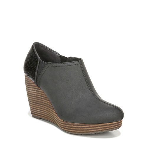 Dr. Scholl s Womens Harlow Wedge Bootie Black 6.5 M Target