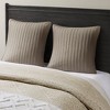 Gracie Mills Johnny Farmhouse Chic Cotton Quilted Euro Sham - 2 of 4