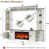 AMERLIFE Farmhouse Entertainment Center with Fireplace - 2 of 4