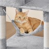 Yaheetech 73"H 4-level Plush Cat Tree Tower with Condos Platform - 2 of 4