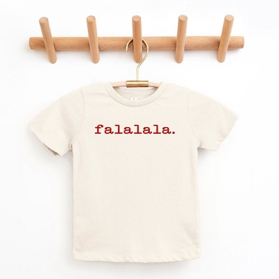 The Juniper Shop Fa La La Puff Print Toddler Short Sleeve Tee